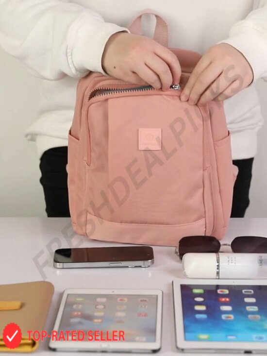 Mini Backpack Lightweight Nylon Stylish Travel Daypack Cute Small Shoulder Bag main image 7